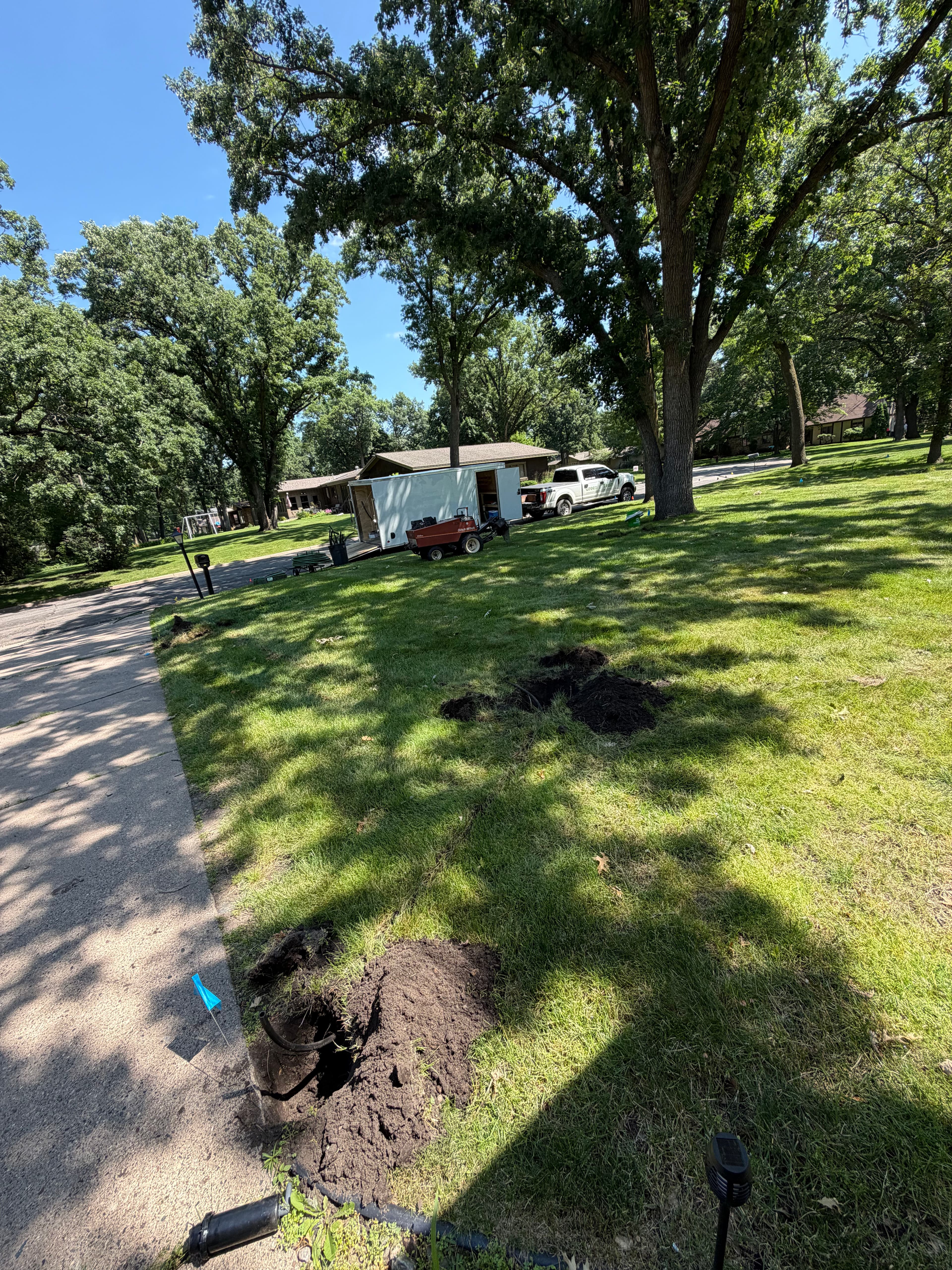 Project Adding 3 New Irrigation Zones to a St. Cloud Yard image