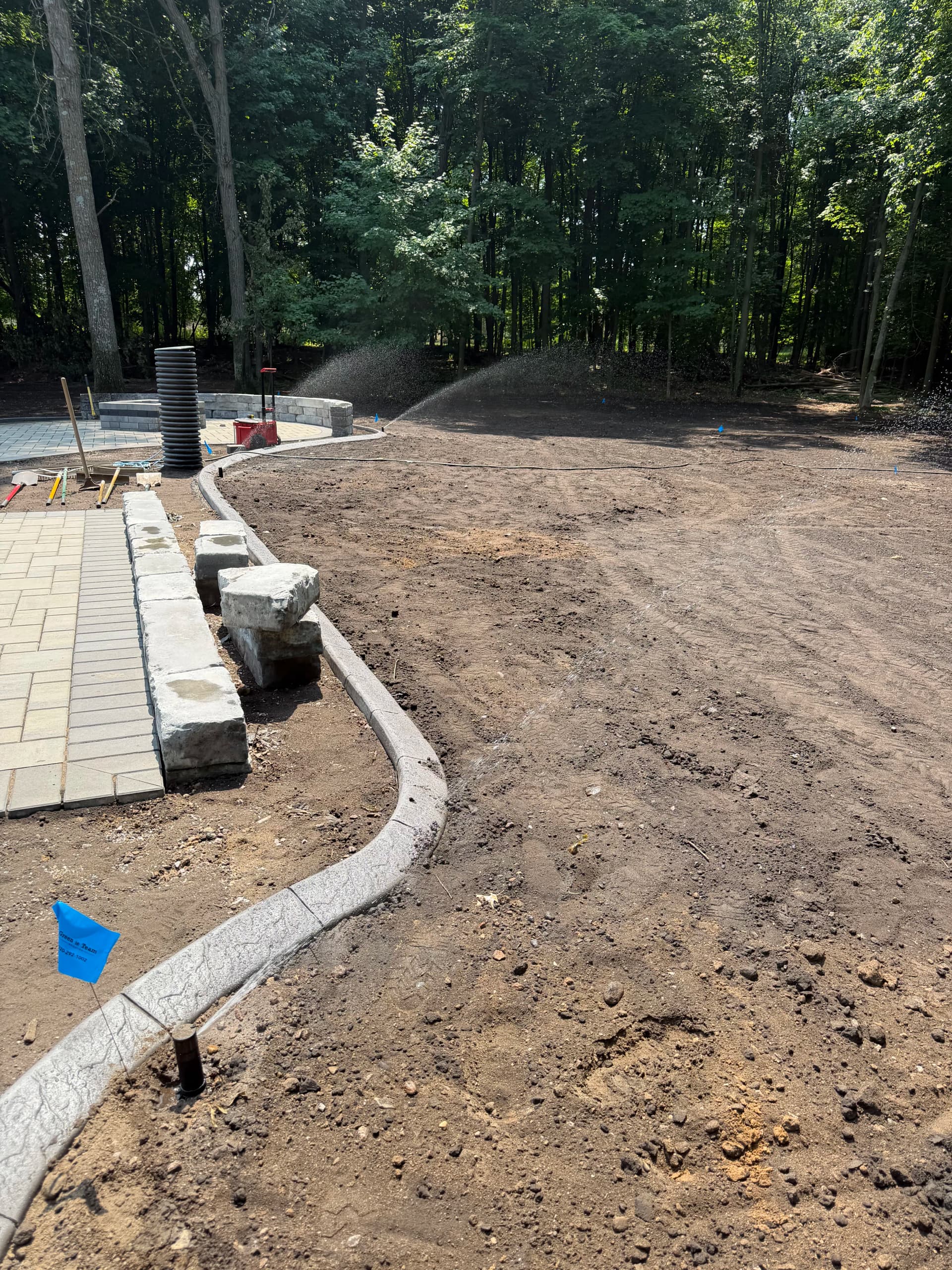 Irrigation System Rework for a New Landscape and Pool Area in Sartell