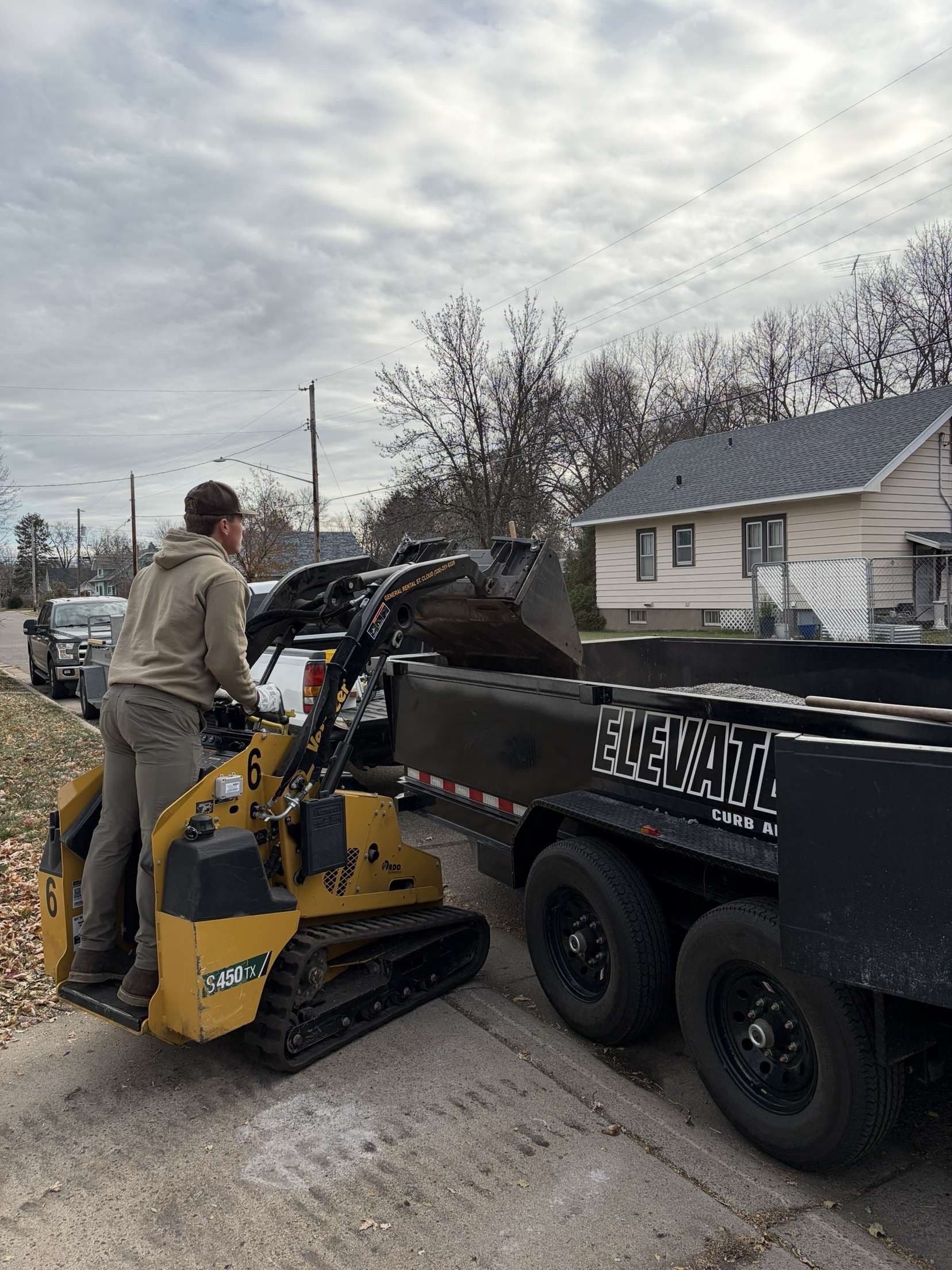 Prepping a Paver Patio in St. Cloud MN image