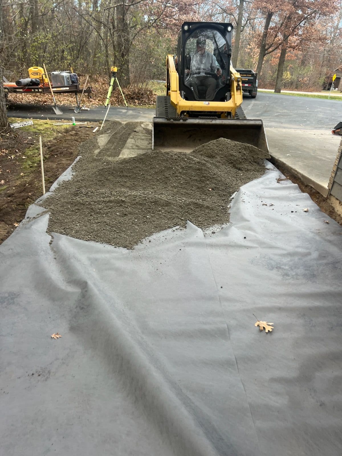 Project Building a New Parking Pad Beside a Shed image