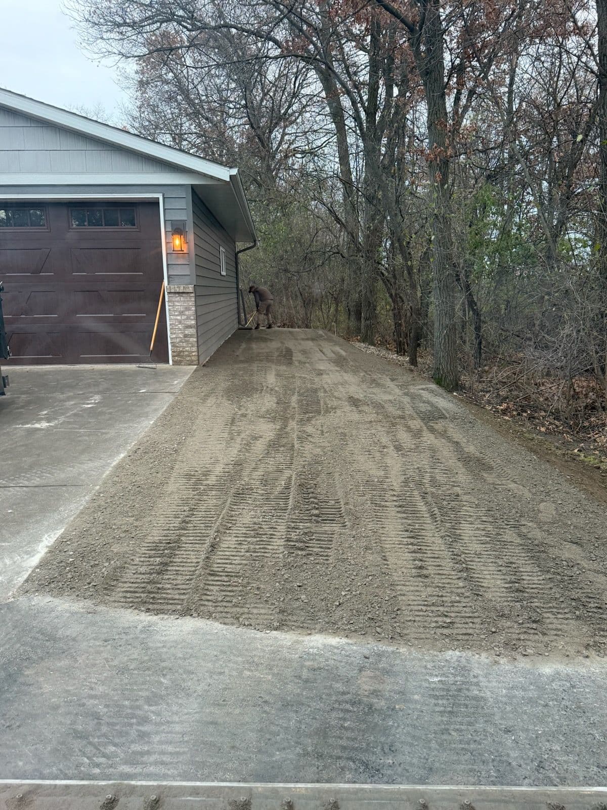 Trailer Parking Pad Construction for Easier Accessibility image