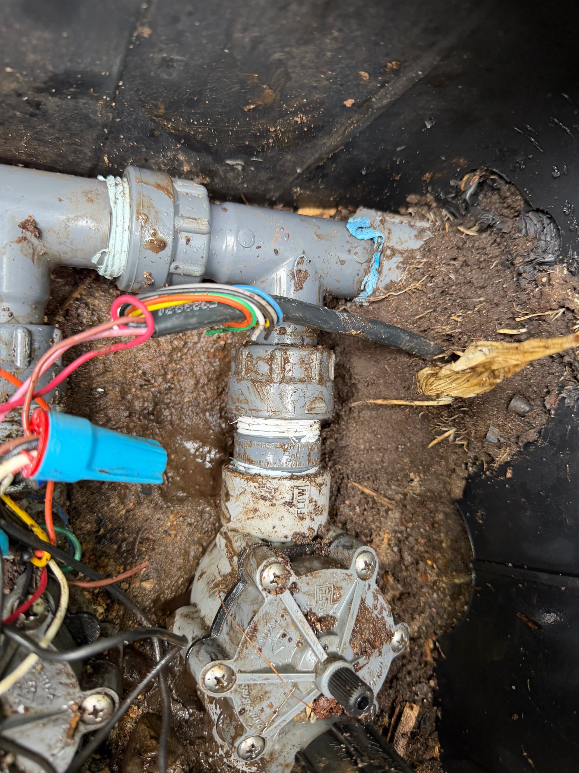 Gallery photos for Hidden Sprinkler Main Line Issue Tracked Down and Fixed: Image #1